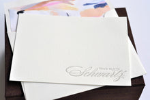 Load image into Gallery viewer, Petite Silk Stationery Box - Brown