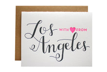 Load image into Gallery viewer, With love from Los Angeles note cards
