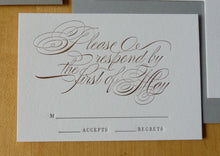 Load image into Gallery viewer, Violet - Haute Papier Luxe Deux Wedding