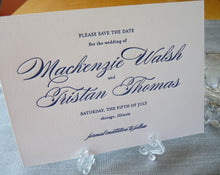 Load image into Gallery viewer, Mackenzie - Haute Papier Luxe Deux Save the Date