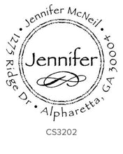 Load image into Gallery viewer, Custom Address Stamp CS3202