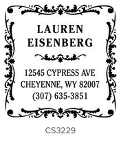 Load image into Gallery viewer, Custom Address Stamp CS3229
