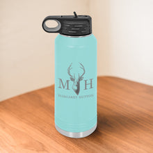 Load image into Gallery viewer, Monogrammed Water Bottle - 32 oz