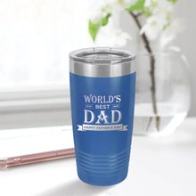 Load image into Gallery viewer, World's Best Dad 20oz Tumbler