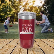 Load image into Gallery viewer, World&#39;s Best Dad 20oz Tumbler

