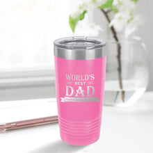 Load image into Gallery viewer, World's Best Dad 20oz Tumbler