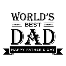 Load image into Gallery viewer, World's Best Dad 20oz Tumbler