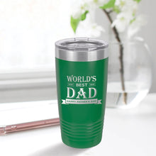 Load image into Gallery viewer, World's Best Dad 20oz Tumbler