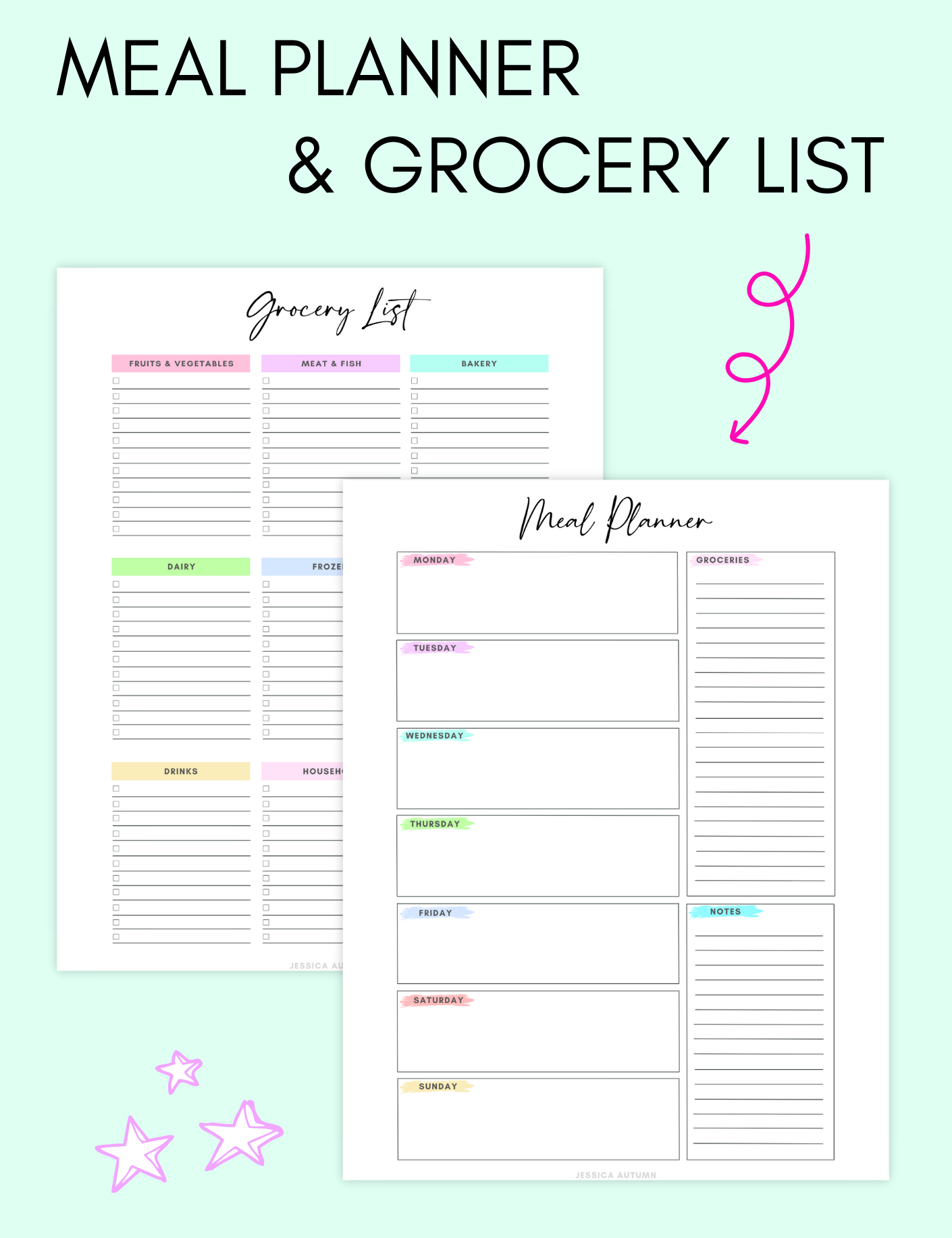 Meal Planner & Grocery List