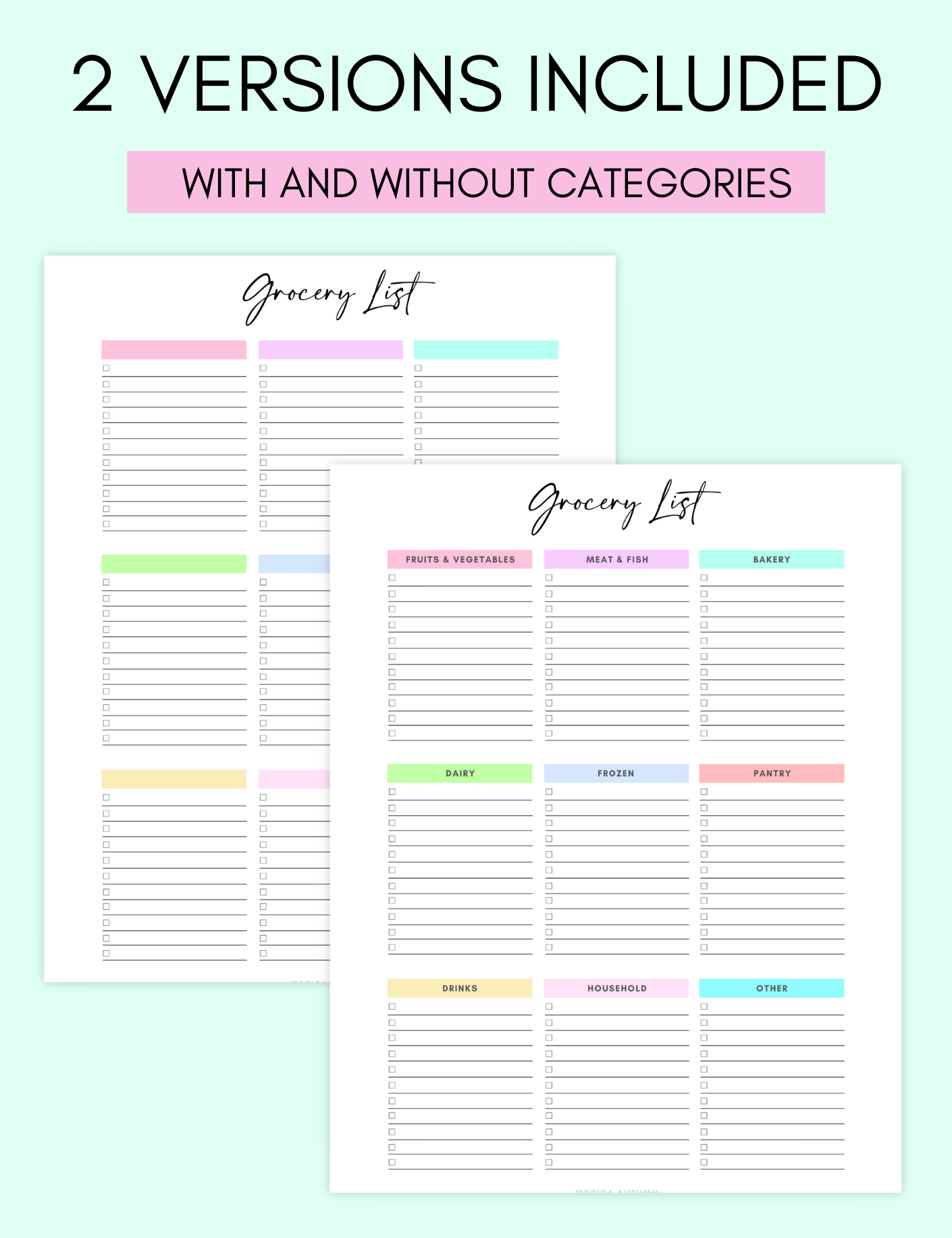 Meal Planner & Grocery List