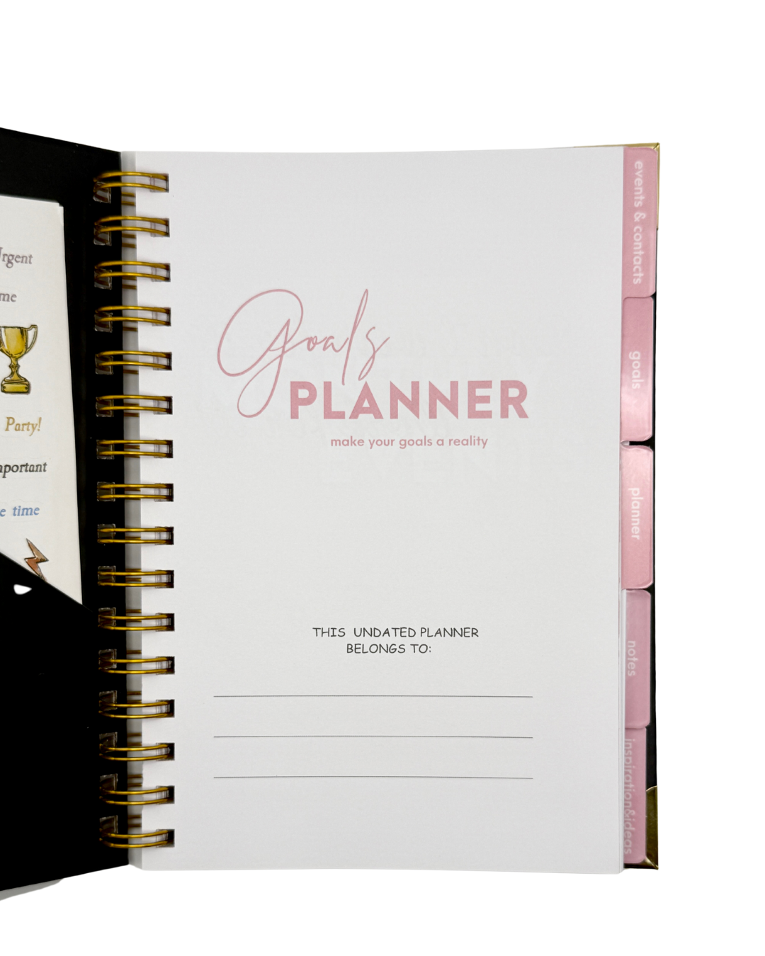 The Ultimate Goal Planner | Undated Weekly & Daily Planner | Goal Setting Planner