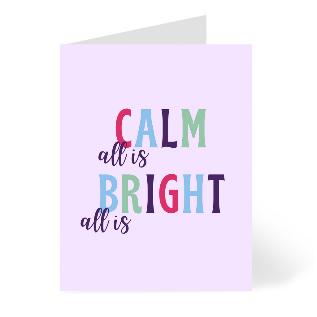All is Calm Christmas Card