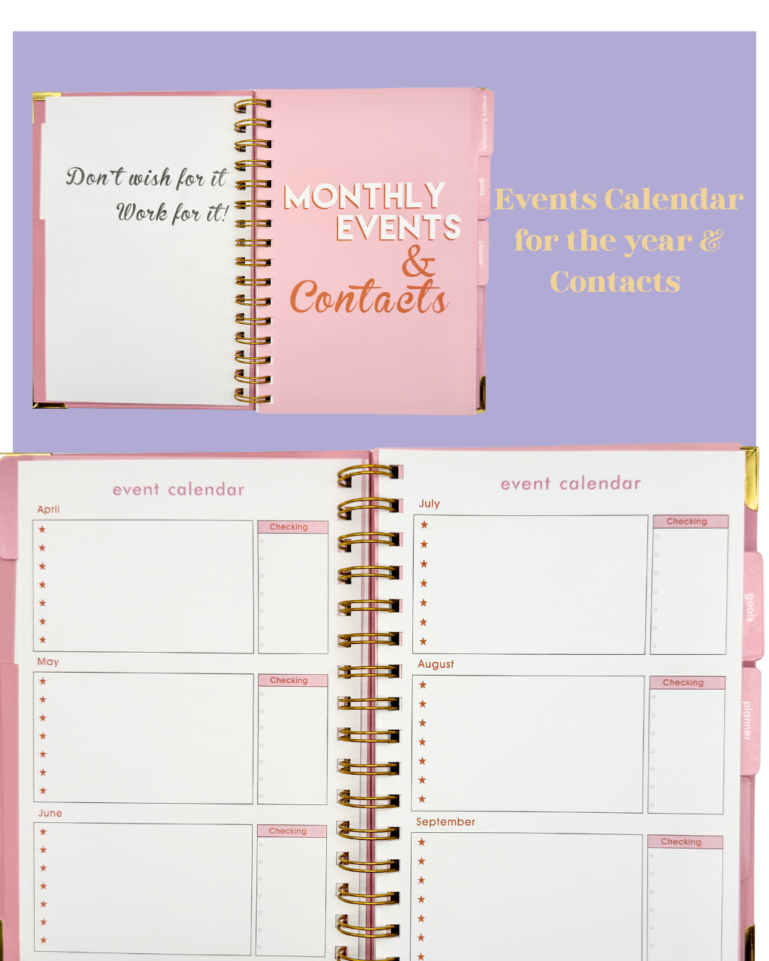 The Ultimate Goal Planner | Undated Weekly & Daily Planner | Goal Setting Planner