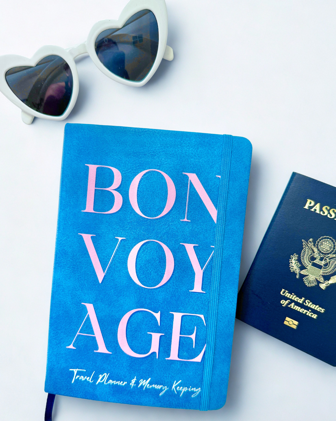 Bon Voyage Travel Journal | Vacation Planner & Memory Keeping Book