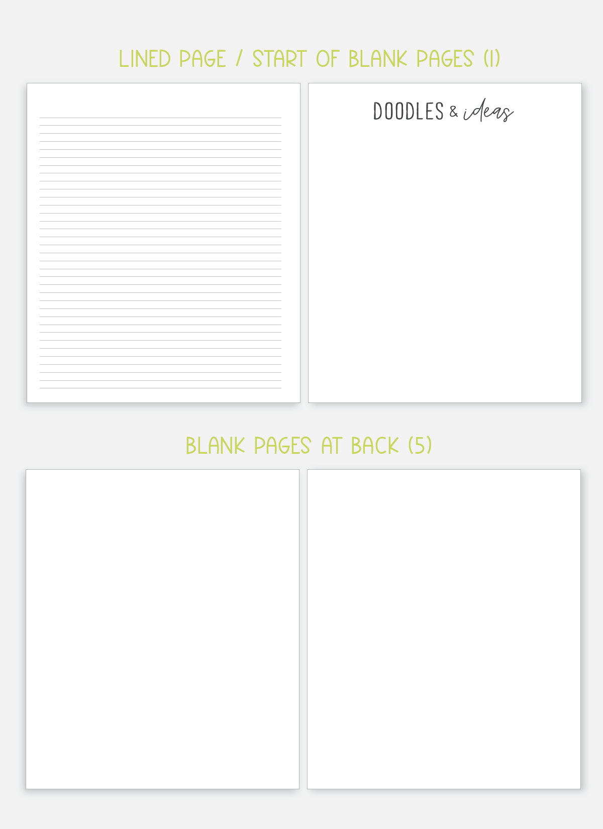 2026 Planner - Horizontal Layout, Spiral Bound - "Teal" (#108)