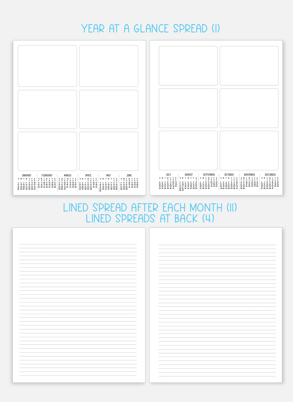 2026 Planner - Vertical Layout, Spiral Bound - "Sorrento" (#301)