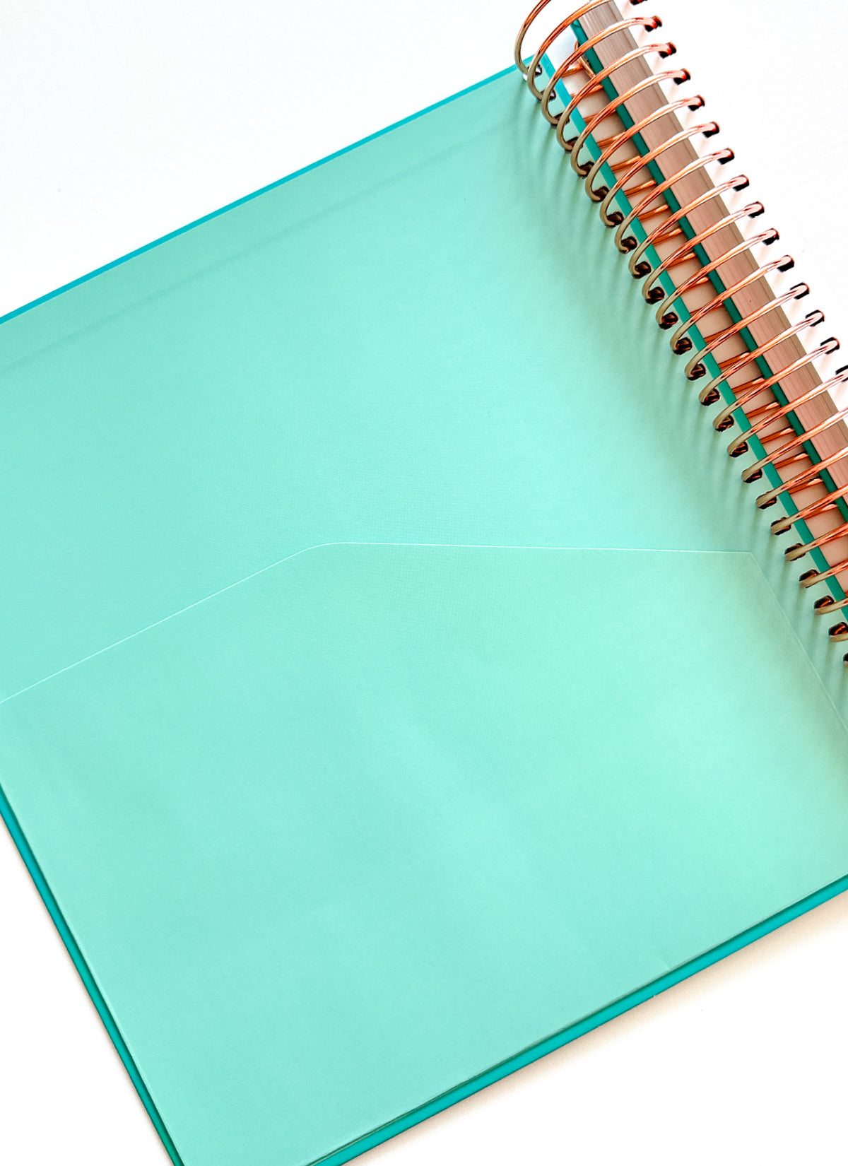 2026 Planner - Horizontal Layout, Spiral Bound - "Teal" (#108)