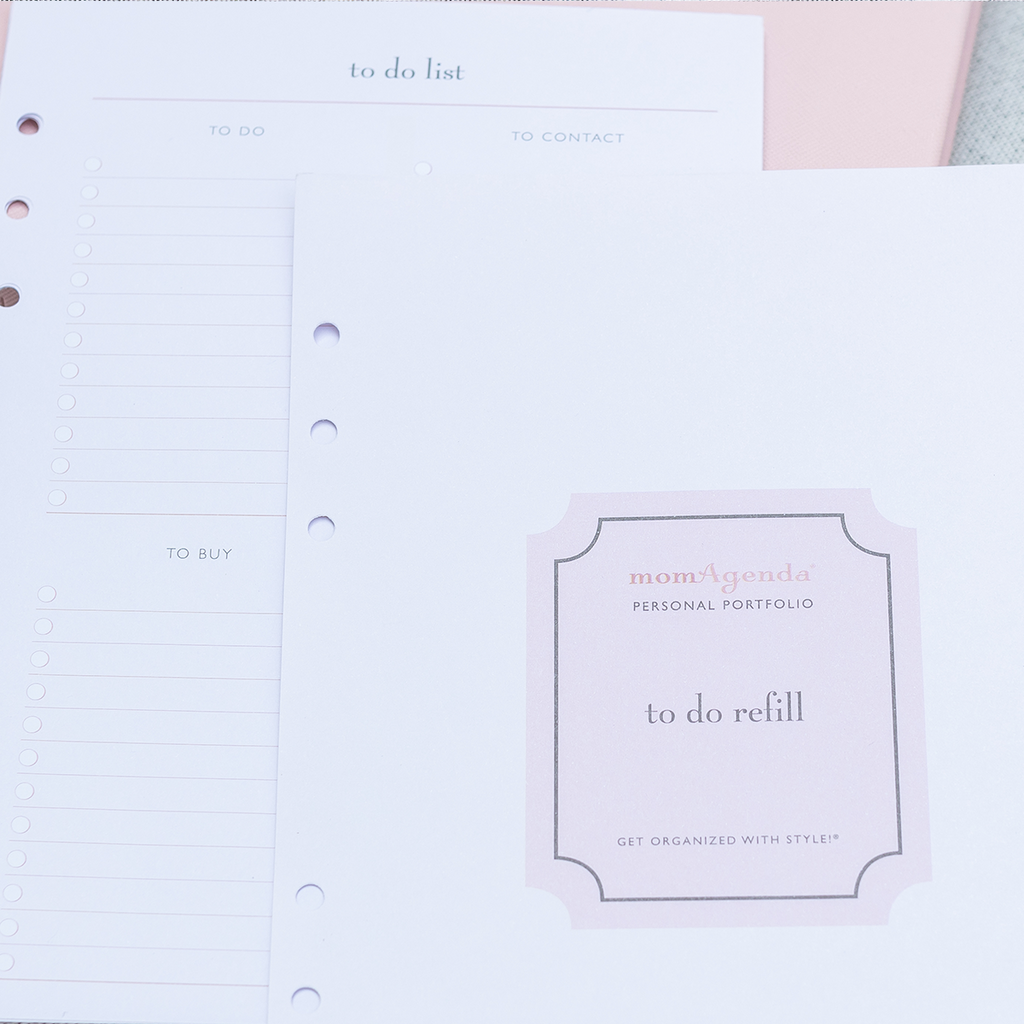 A5 Refills for Meal Planning, To-Do Lists & Notes