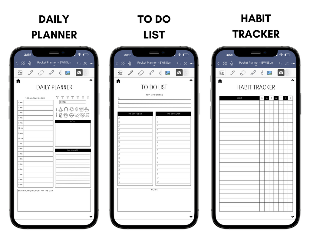 Digital Phone Planner Neutral