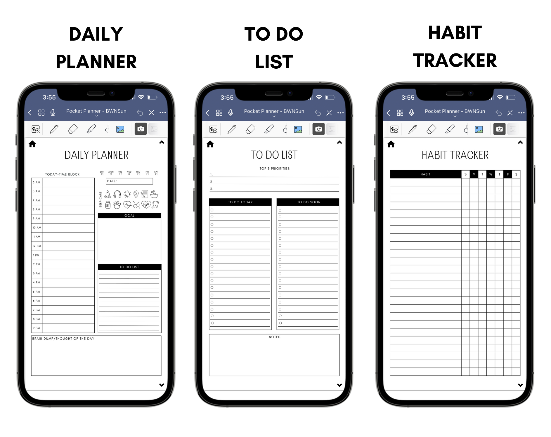 Digital Phone Planner Neutral