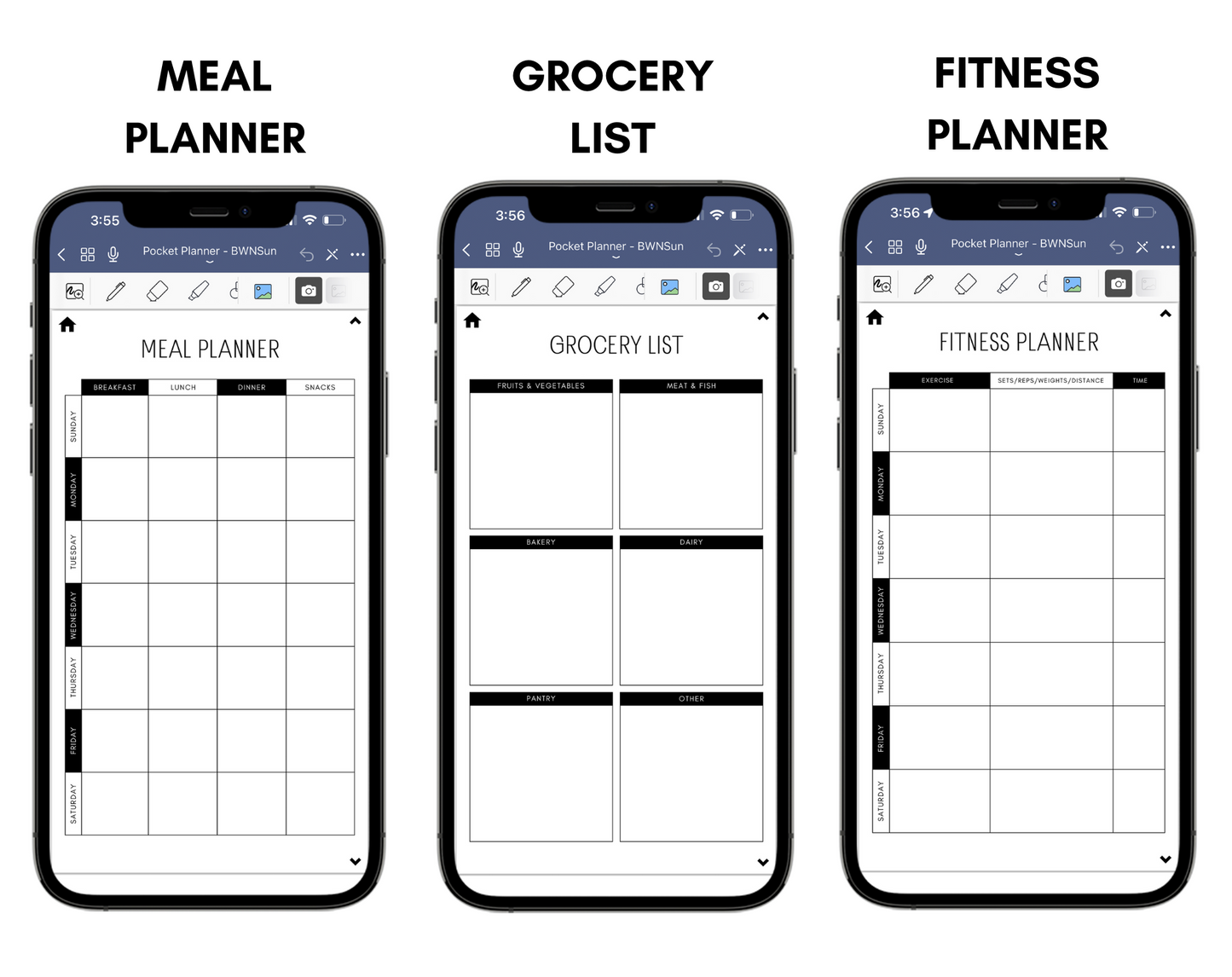 Digital Phone Planner Neutral