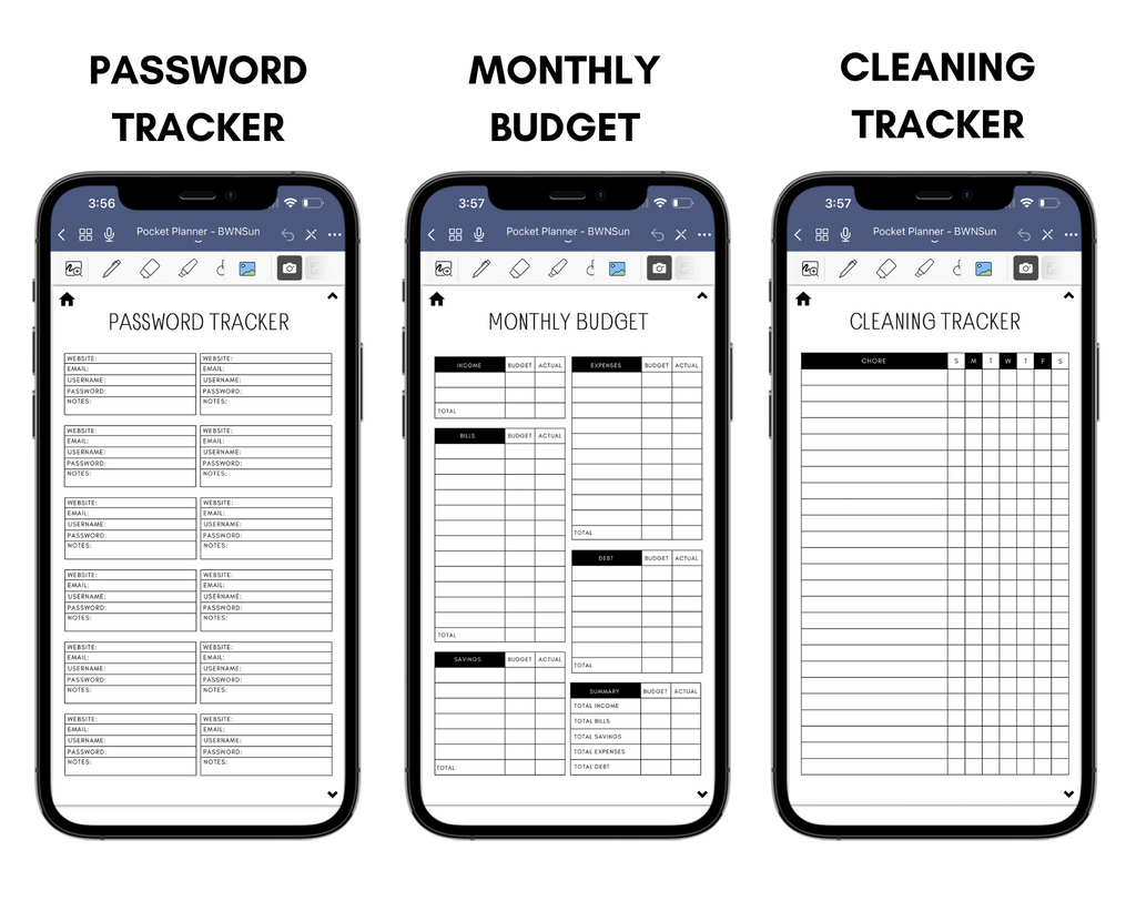 Digital Phone Planner Neutral