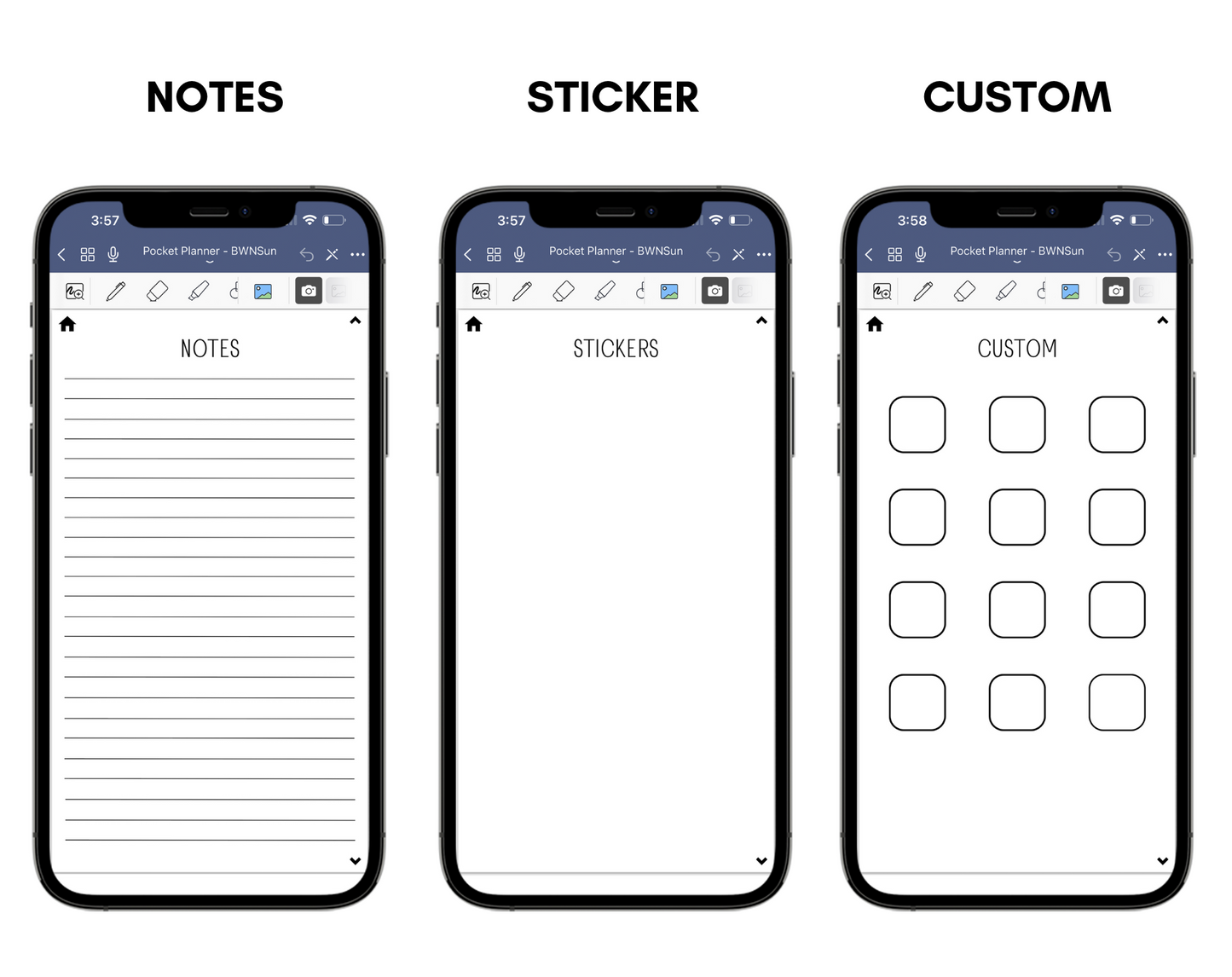 Digital Phone Planner Neutral