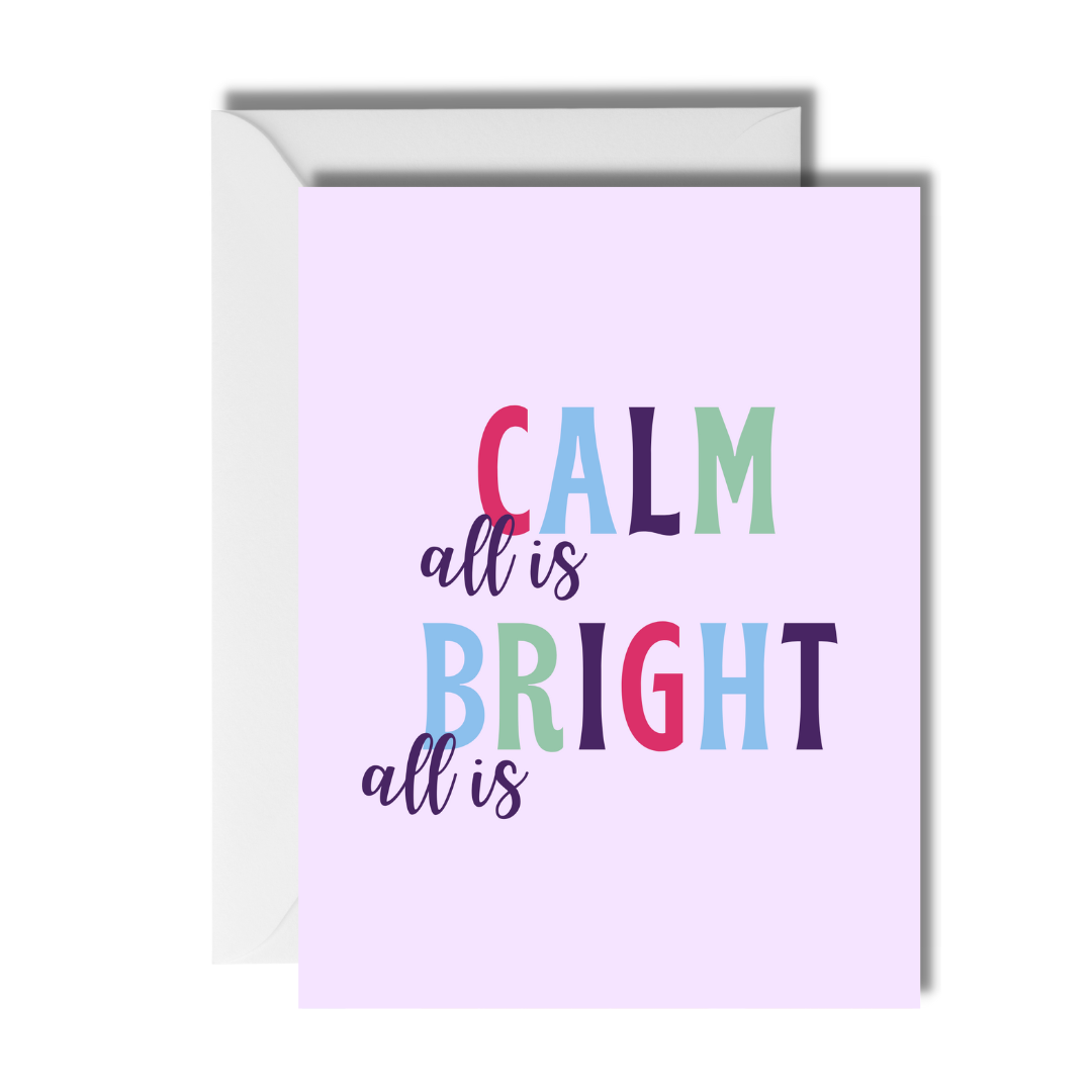 All is Calm Christmas Card