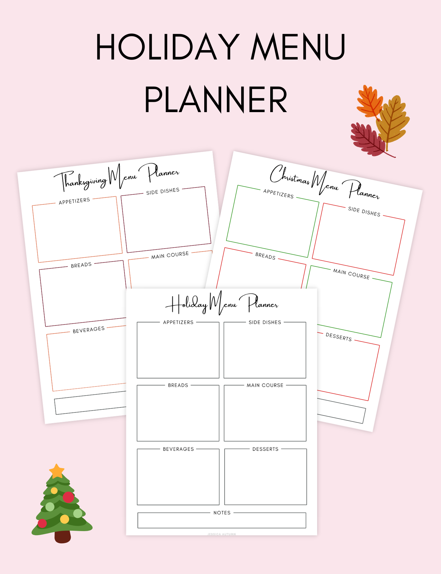 Holiday Menu Planner