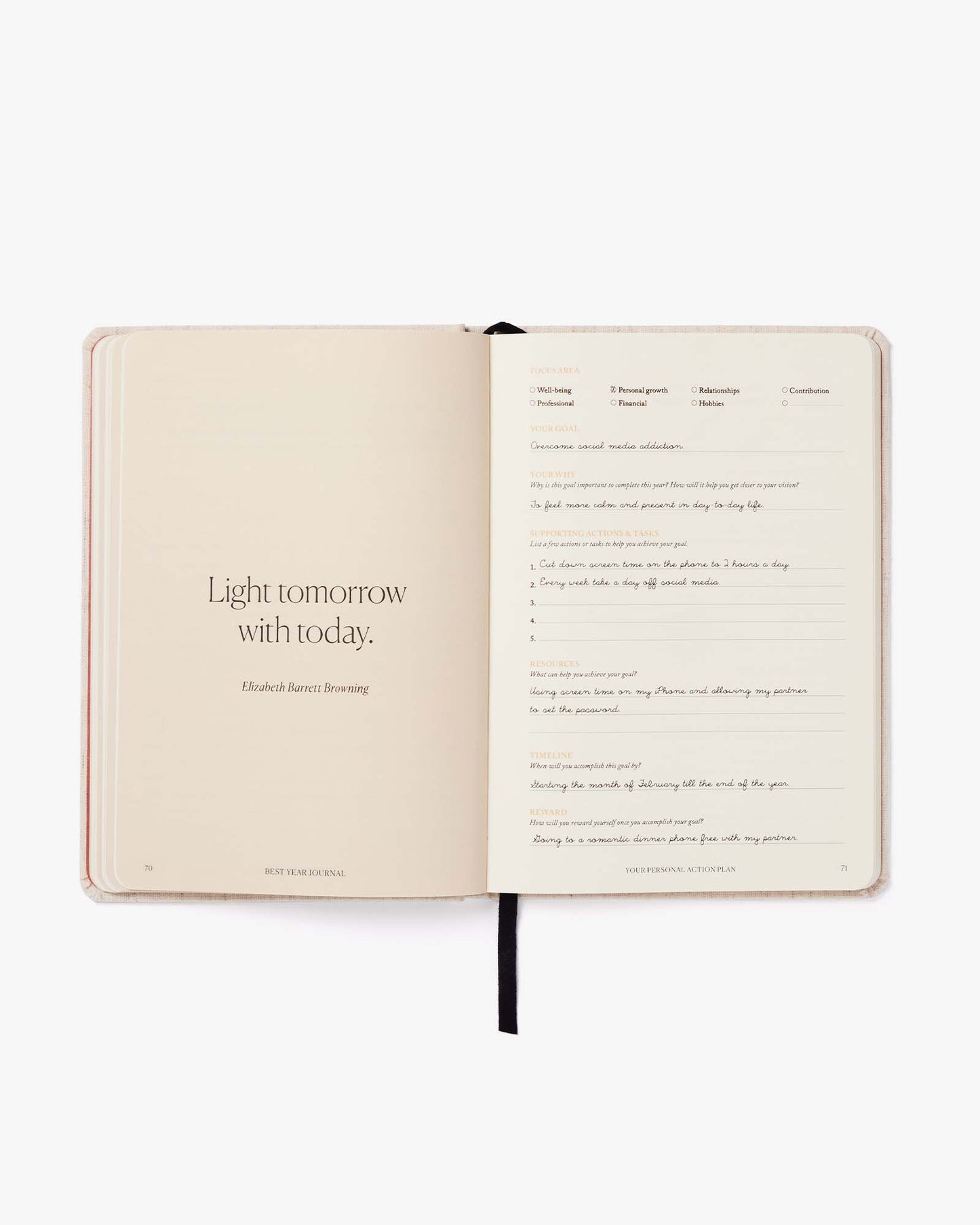 Best Year Journal - Pink