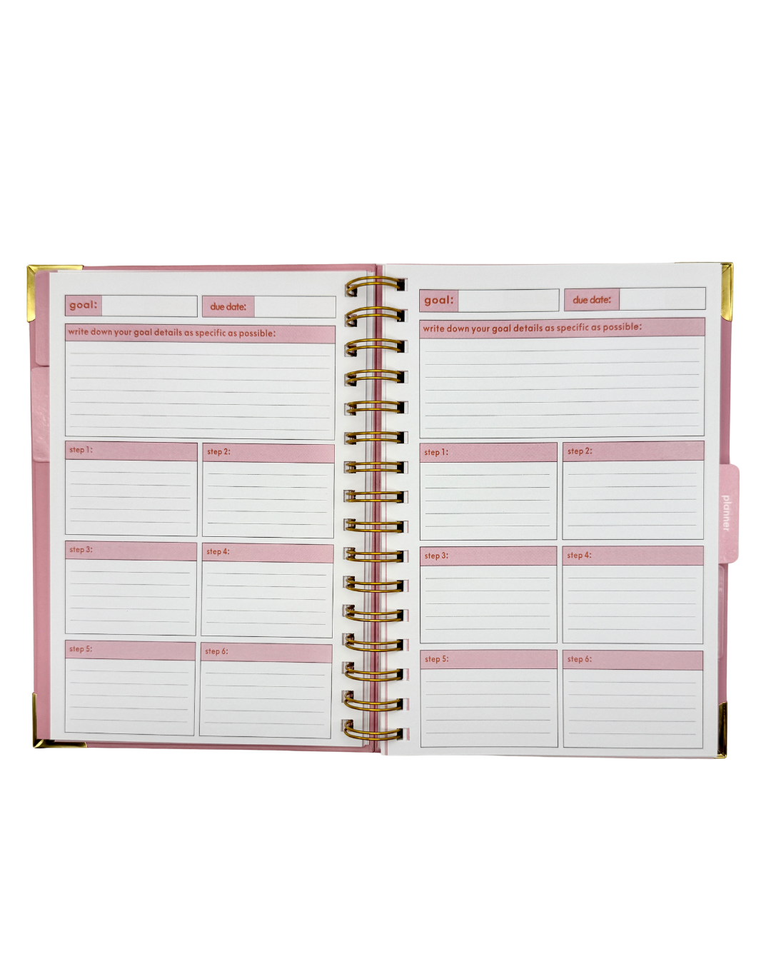 The Ultimate Goal Planner | Undated Weekly & Daily Planner | Goal Setting Planner