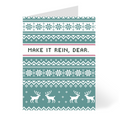 Make it Rein Ugly Sweater Card