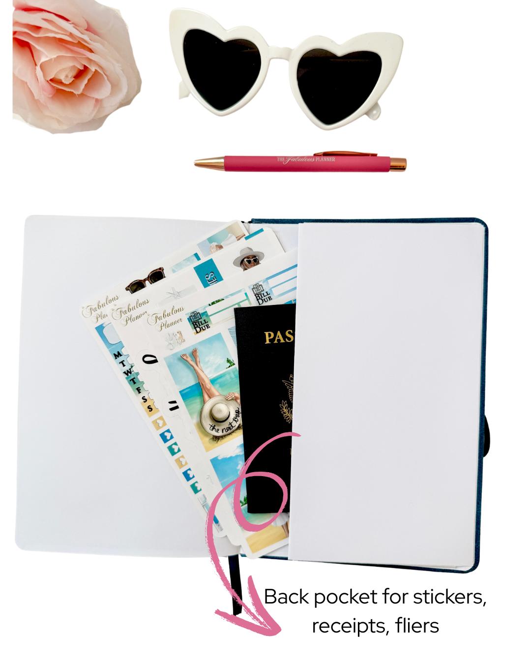 Bon Voyage Travel Journal | Vacation Planner & Memory Keeping Book