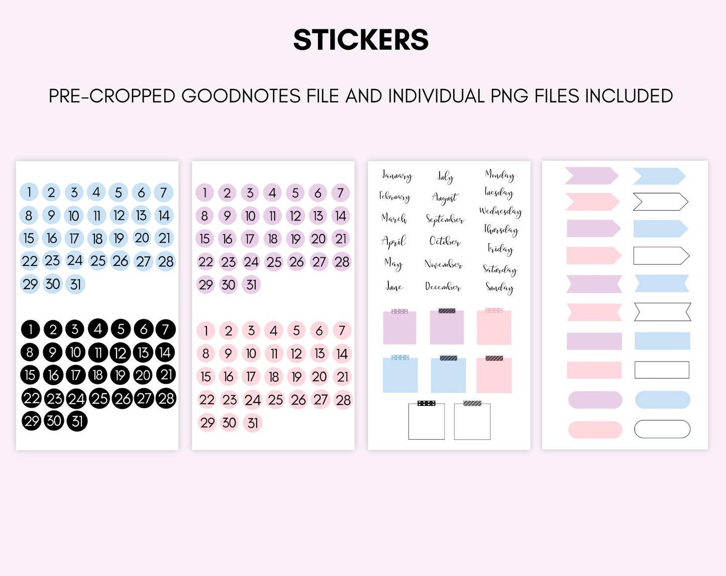 Digital Phone Planner Purple