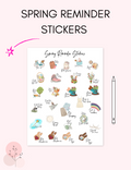 Digital Spring Reminder Stickers