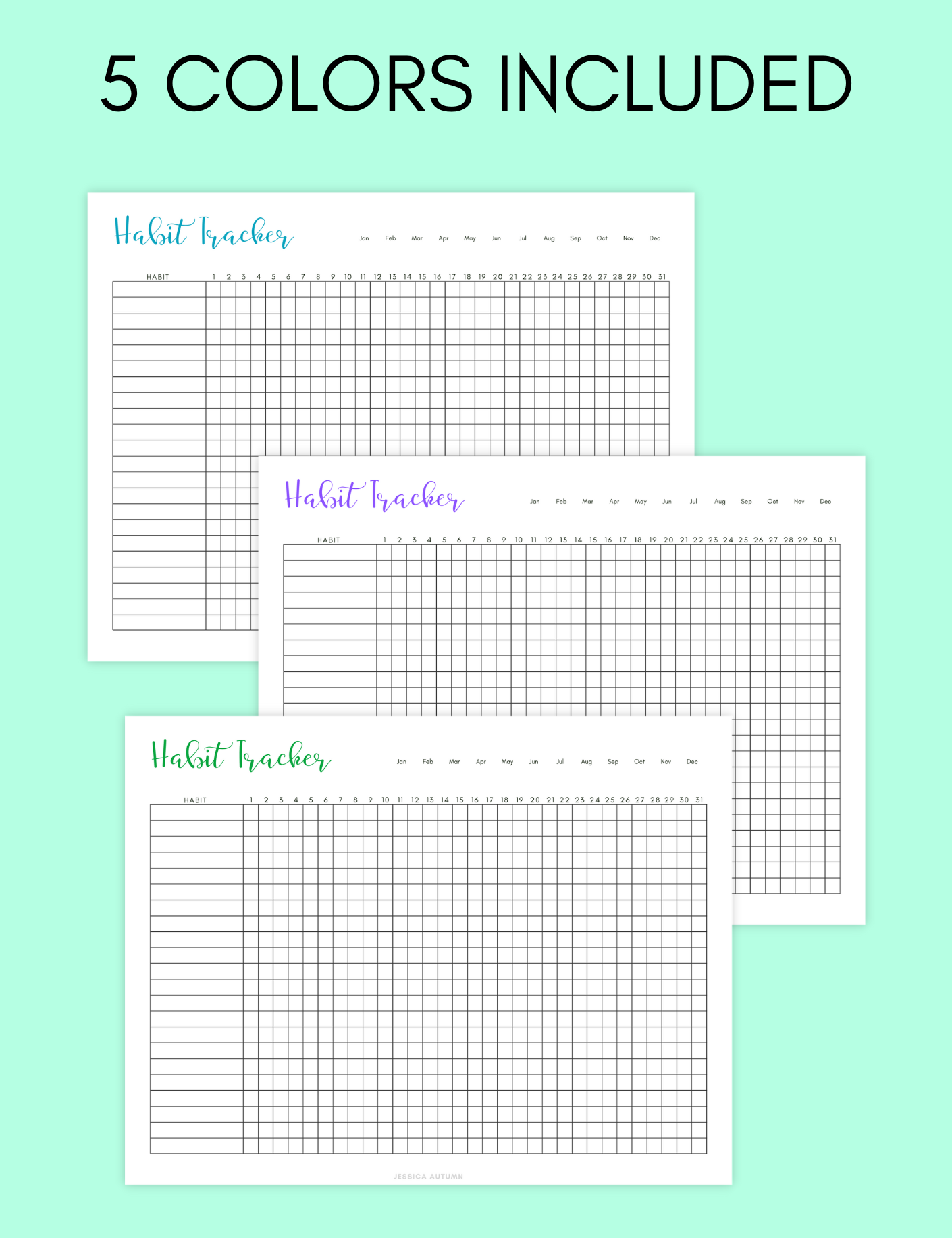 Monthly Habit Tracker