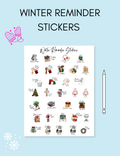 Digital Winter Reminder Stickers