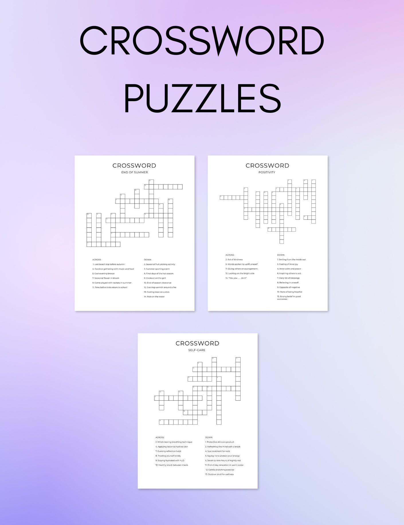 August Activity Book Bundle (Digital + Printable)