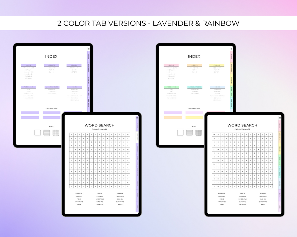 August Activity Book Bundle (Digital + Printable)