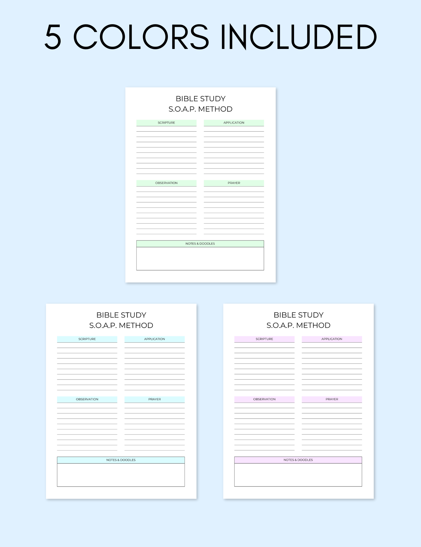 Bible Study S.O.A.P Method