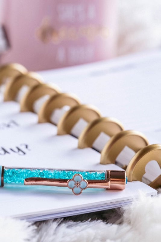 Floral Level Up Business Planner A5 Size - Undated