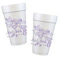 Don't Drink and Fly Styrofoam Cups