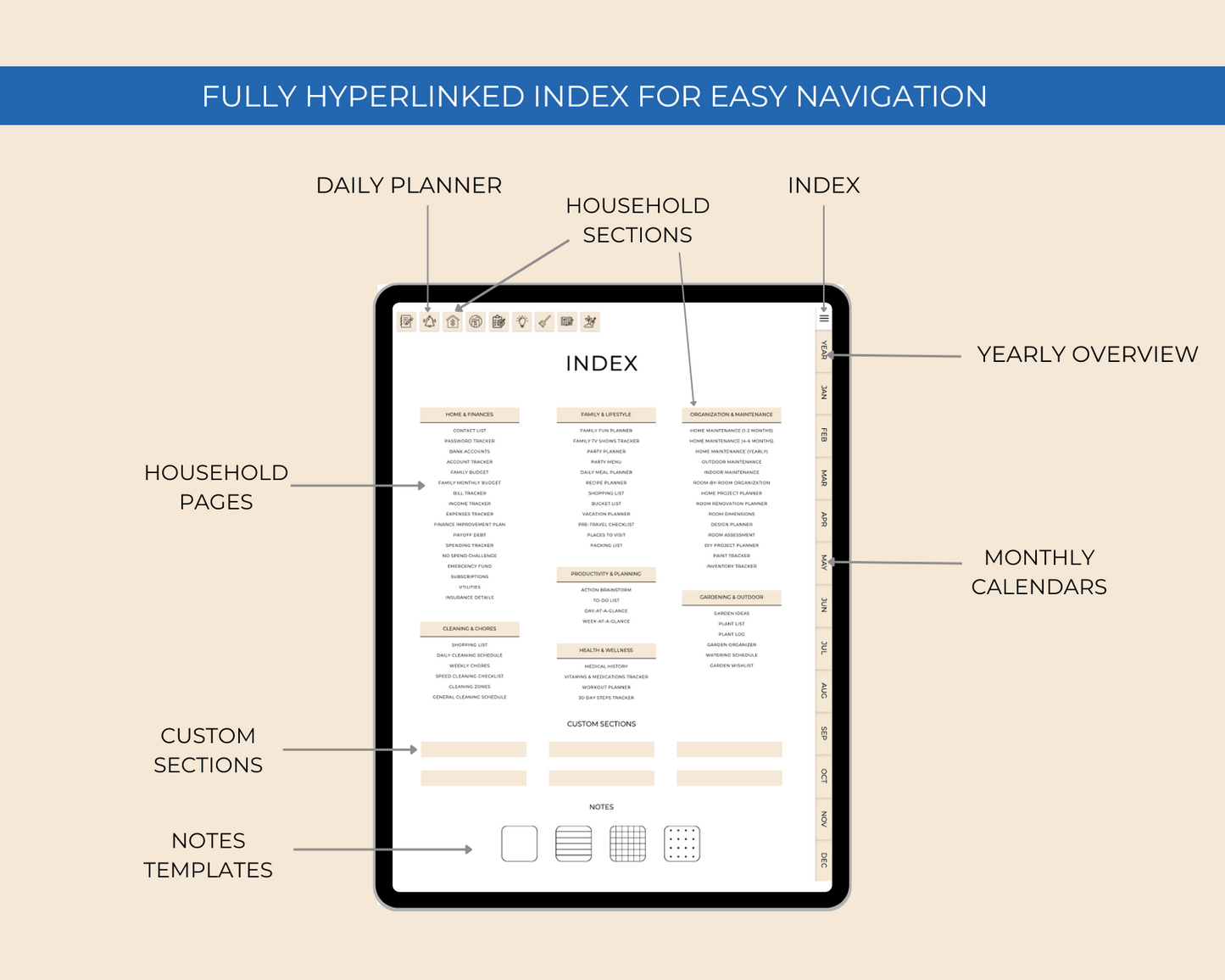Household Digital Planner