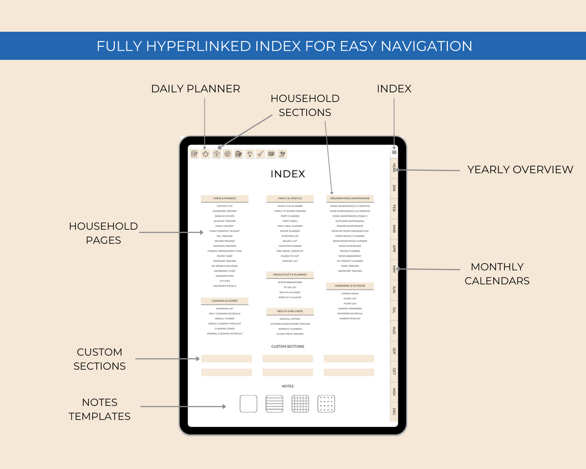 Household Digital Planner