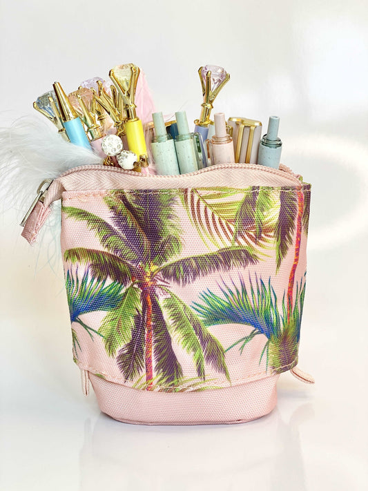 Beverly Hills Pencil + Stand Up Pen Holder Case