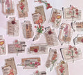 Autumn Flowers Die Cut Stickers Set