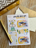 4 Sheets Lemonade Stickers Kit