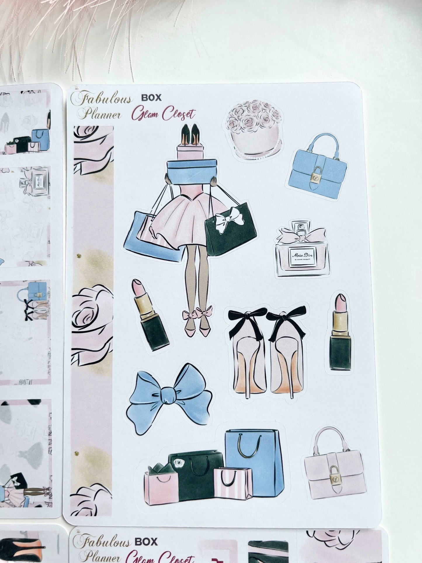 4 Sheets - Glam Closet Stickers Kit