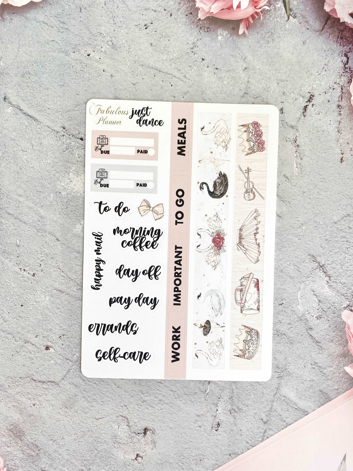 Ballerina Life Matte Stickers