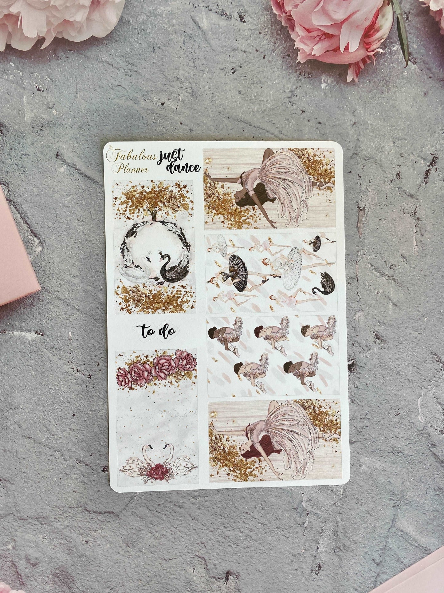 Ballerina Life Matte Stickers